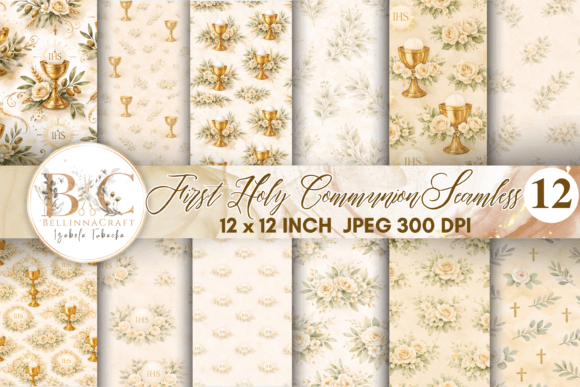 First Holy Communion Seamless Paper: A Beautiful Resource for Creative Expression