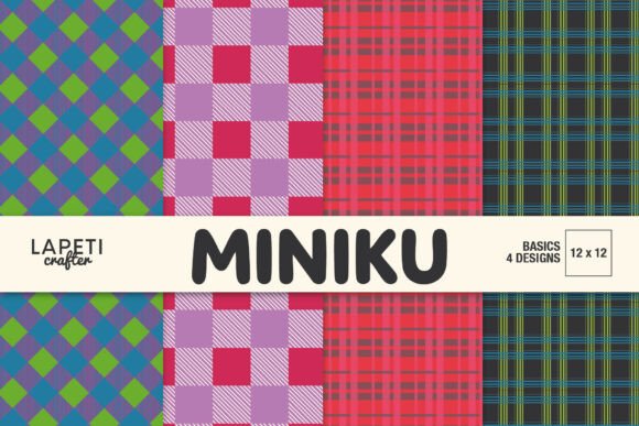 Plaid Card Making Papers
